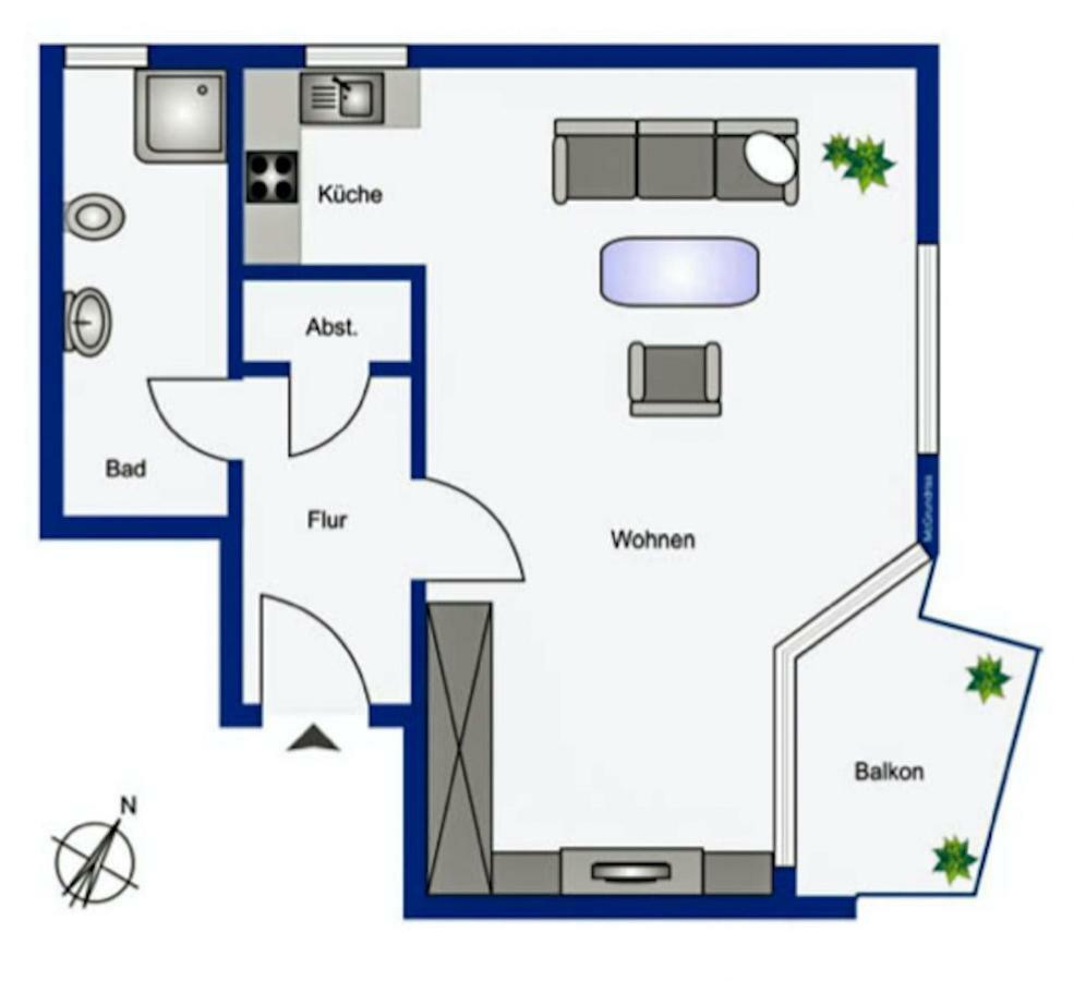 Apartment Am Denzenberg テュービンゲン エクステリア 写真